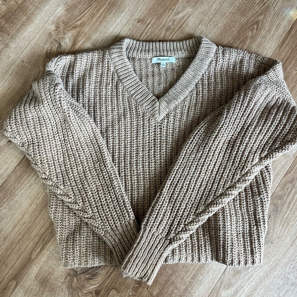 Madewell V-Neck Knit Sweater